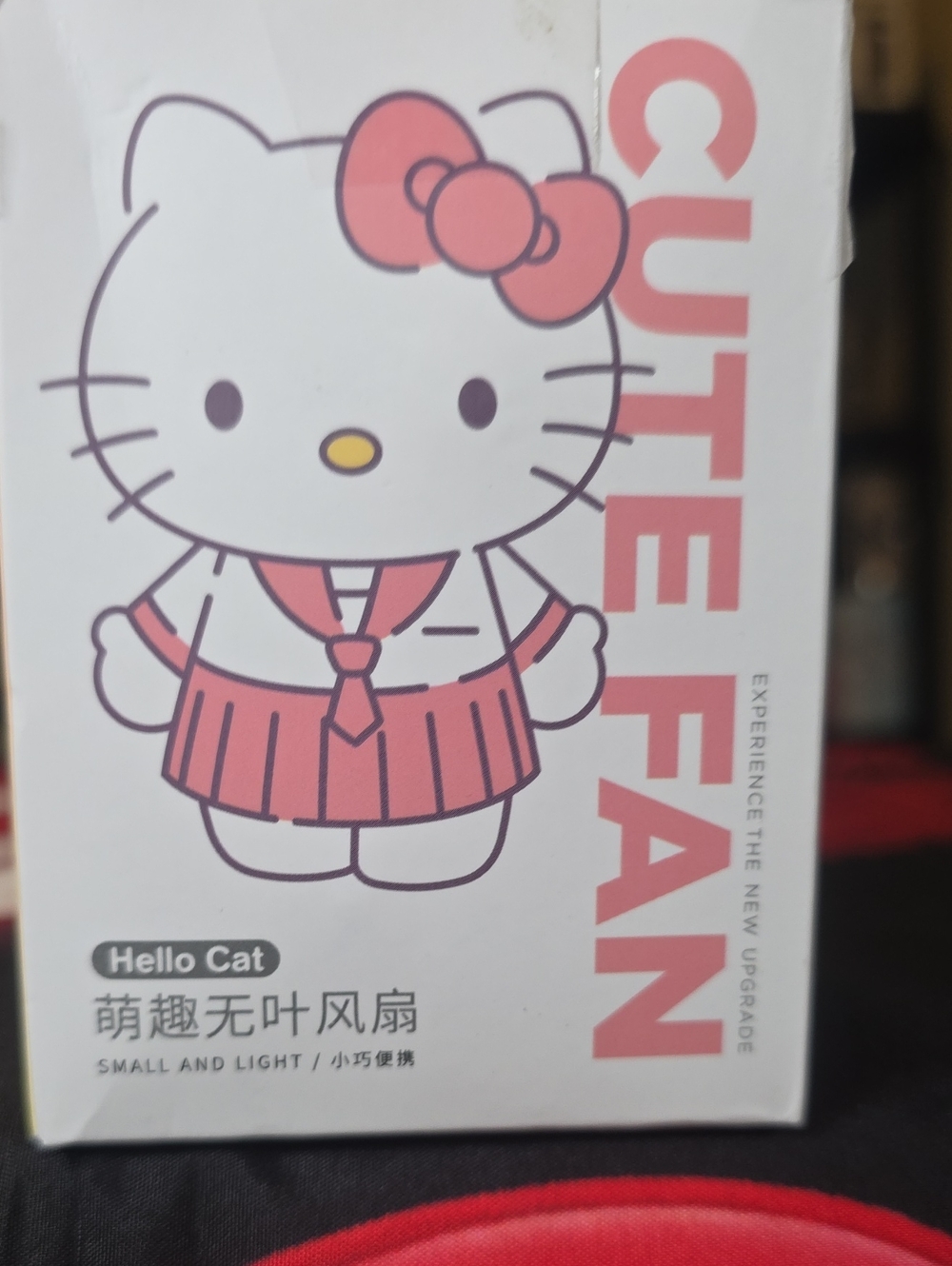 Cute Fan — Pink Portable Cat-Themed Pet Fan